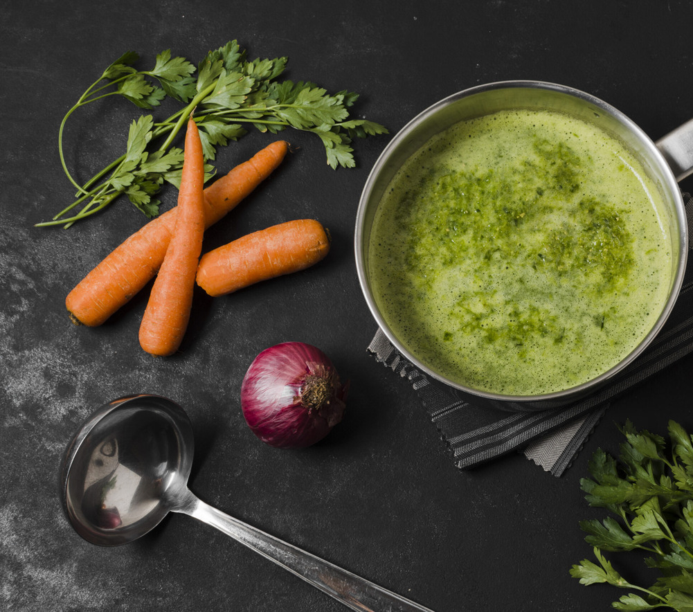Moong Dal Carrot Soup